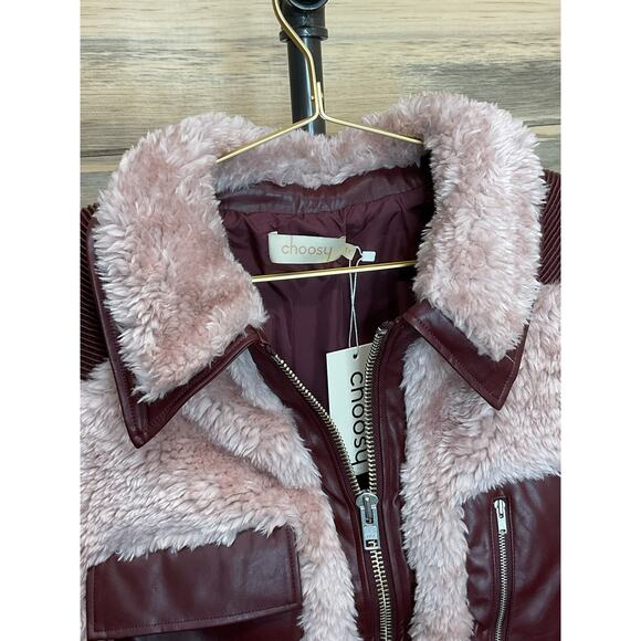 Choosy NWT Fuzzy Faux Fur Jacket Coat Women’s Sz 1X - Picture 4 of 4
